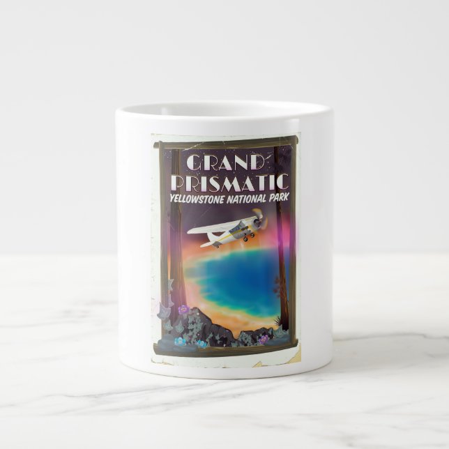 Grand Prismatic, Yellowstone National Park, USA Jumbo Mugg (Framsidan)