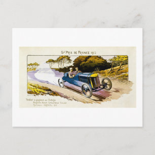 Grand Prix de Frankrike 1913 Vykort
