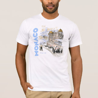 Grand prix de Monaco 1937 - blåtttext T Shirt