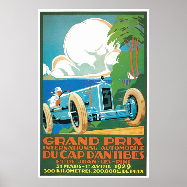 Grand Prix Du Cap Dantibes Poster (Framsidan)