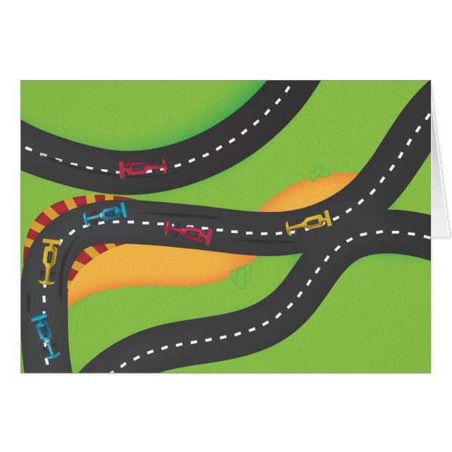 Grand Prix Hälsningskort (Framsidan Horizontal)