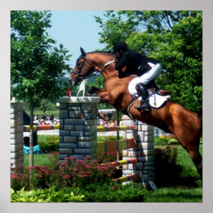 Grand Prix Horse Poster