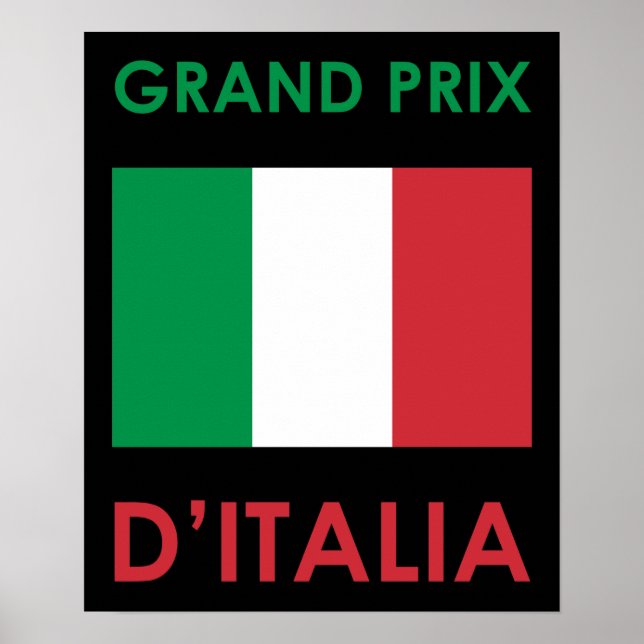 Grand Prix-Italien Poster (Framsidan)