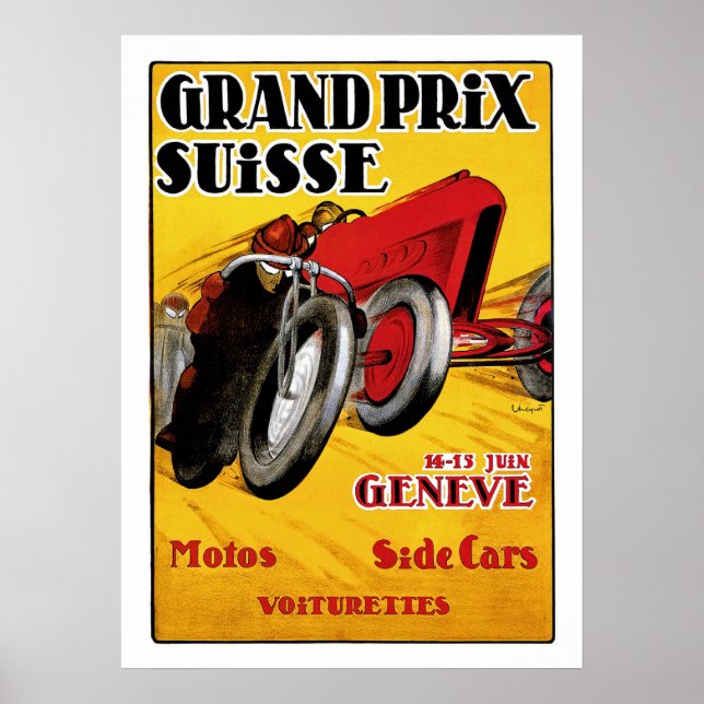 Grand Prix Suisse Poster (Framsidan)