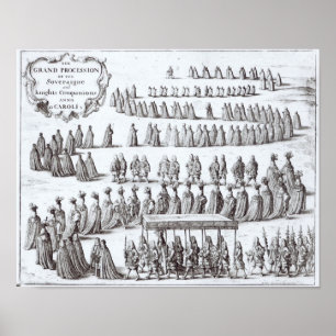 Grand Procession the Sovereign and Knight Poster