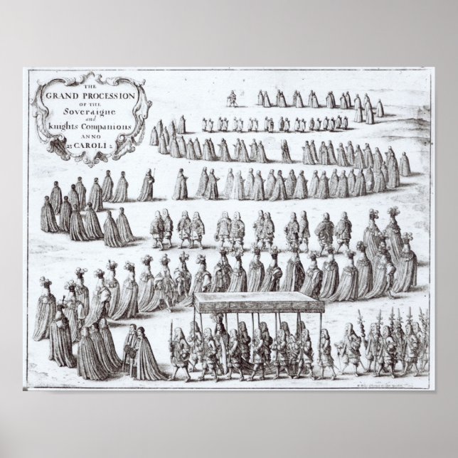 Grand Procession the Sovereign and Knight Poster (Framsidan)