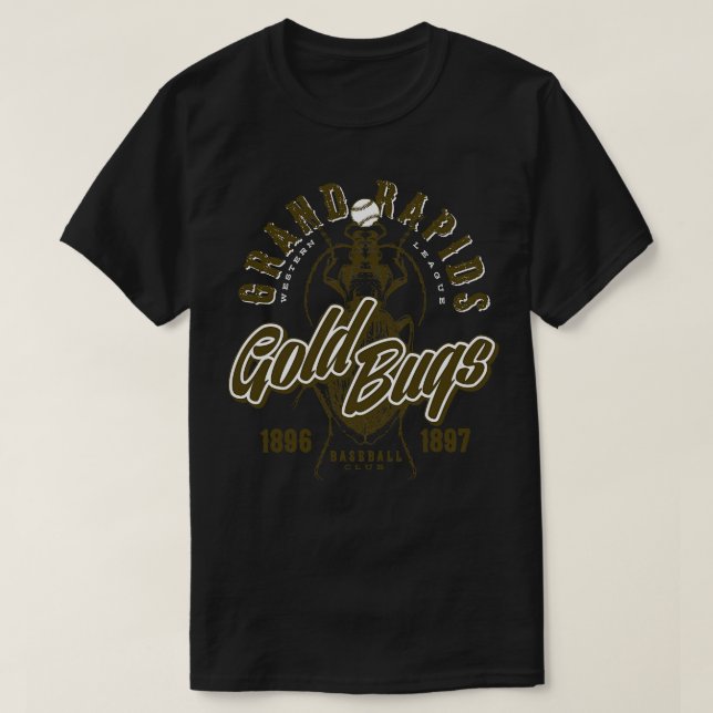 Grand Rapids Guld Kryp T Shirt (Design framsida)