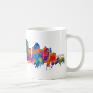 Grand Rapids Michigan Skyline Kaffemugg