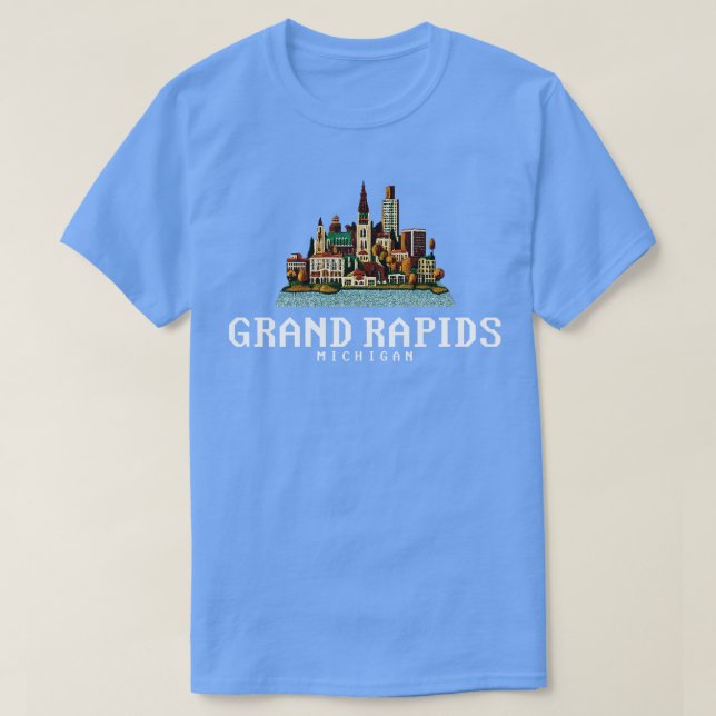 Grand Rapids Michigan T Shirt (Design framsida)