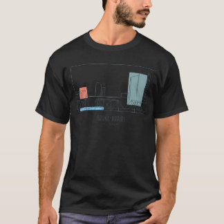 Grand Rapids Michigan Travel Poster Stil Art T Shirt