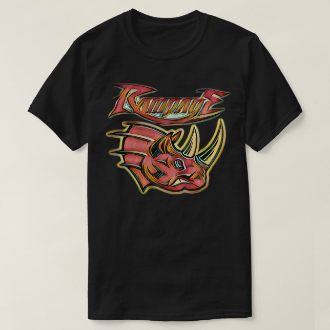 Grand Rapids Rampage T Shirt (Design framsida)