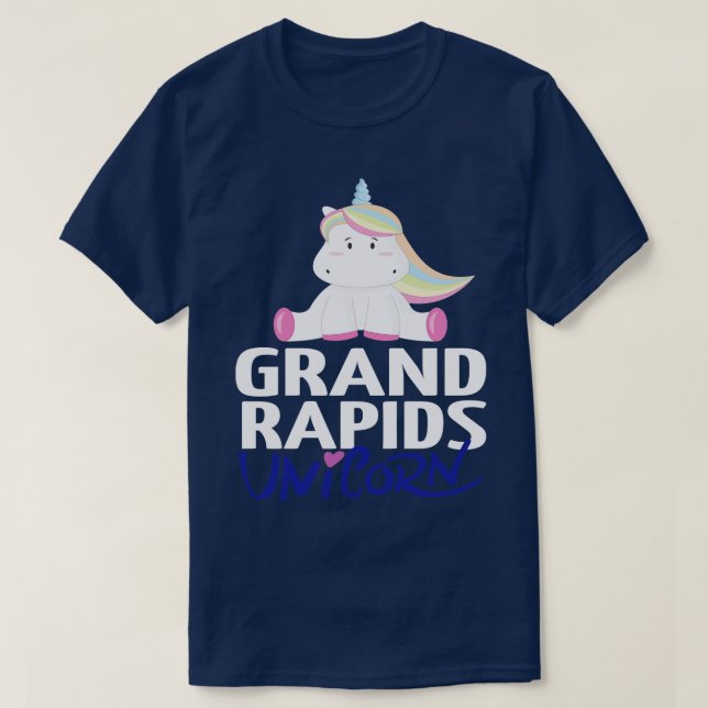 Grand Rapids Unicorn T Shirt (Design framsida)