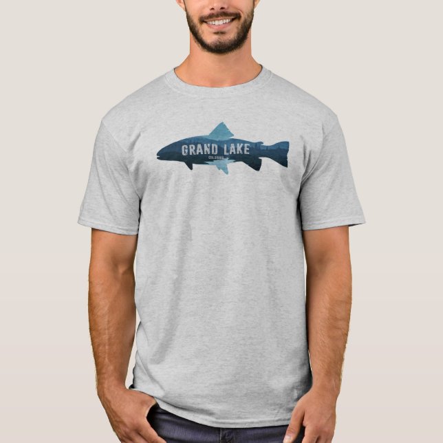 Grand Sjö Colorado Fish T Shirt (Framsida)