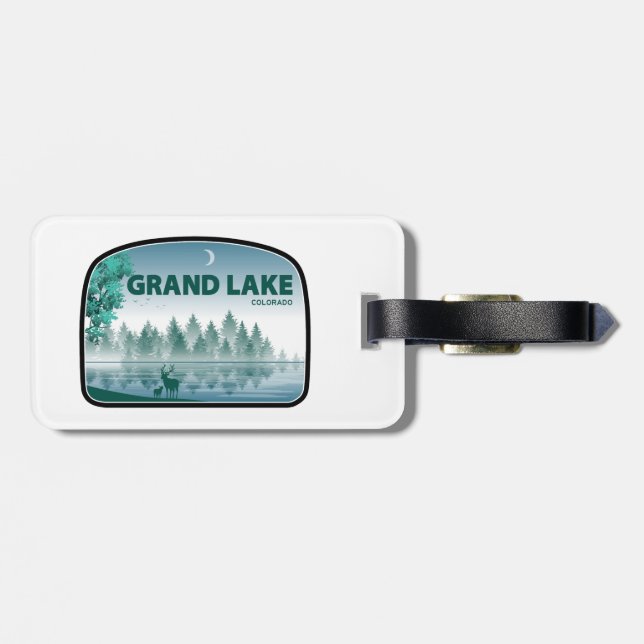 Grand Sjö Colorado Hjort Bagagebricka (Baksida Vågrät)