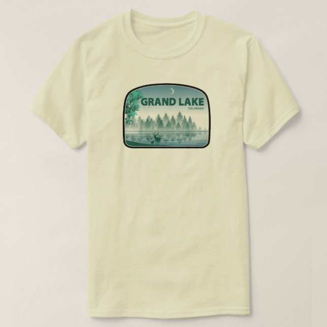 Grand Sjö Colorado Hjort T Shirt (Design framsida)