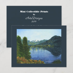 Grand Sjö, Colorado Mini Collecsible Prints Vykort