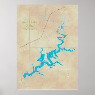 Grand Sjö OK karta än 21 Poster