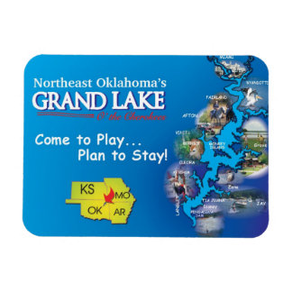 Grand Sjö Oklahoma magnet