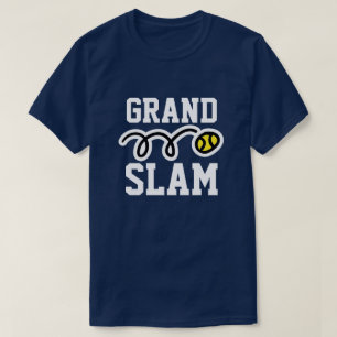 Grand Slam tennis t-shirt för spelare och fläkt