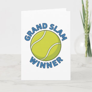 Grand Slam-vinnare Tennisboll Sportmästare Kort