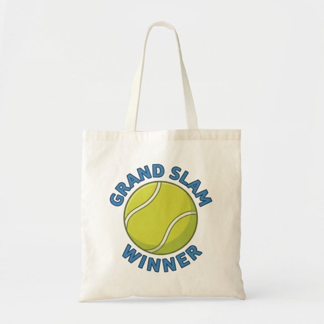 Grand Slam Winner Tennis Ball Sports Champion Tygkasse (Framsidan)
