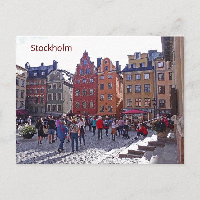 Grand Square, Stortorget, Old Town, Stockholm Vykort (Framsida)