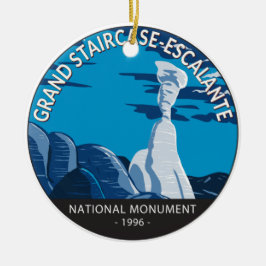 Grand Staircase Escalante National Monument Utah Julgransprydnad Keramik