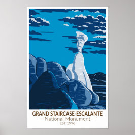 Grand Staircase Escalante National Monument Utah Poster
