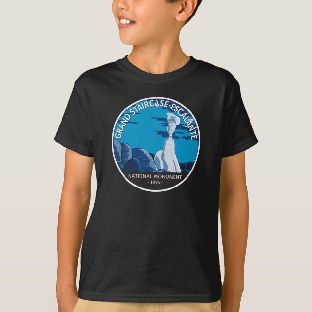 Grand Staircase Escalante National Monument Utah T Shirt (Framsida)
