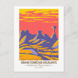 Grand Staircase Escalante National Monument Utah Vykort