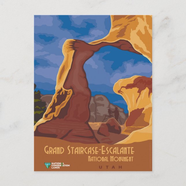 Grand Staircase-Escalante Vykort (Framsida)