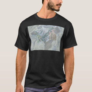 Grand Targhee Resort Trail Karta T Shirt