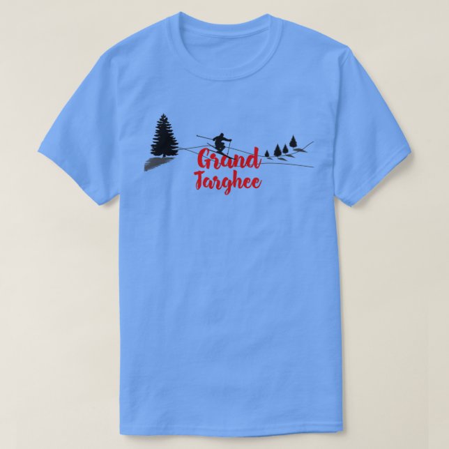 Grand Targhee Ski Long T Shirt (Design framsida)