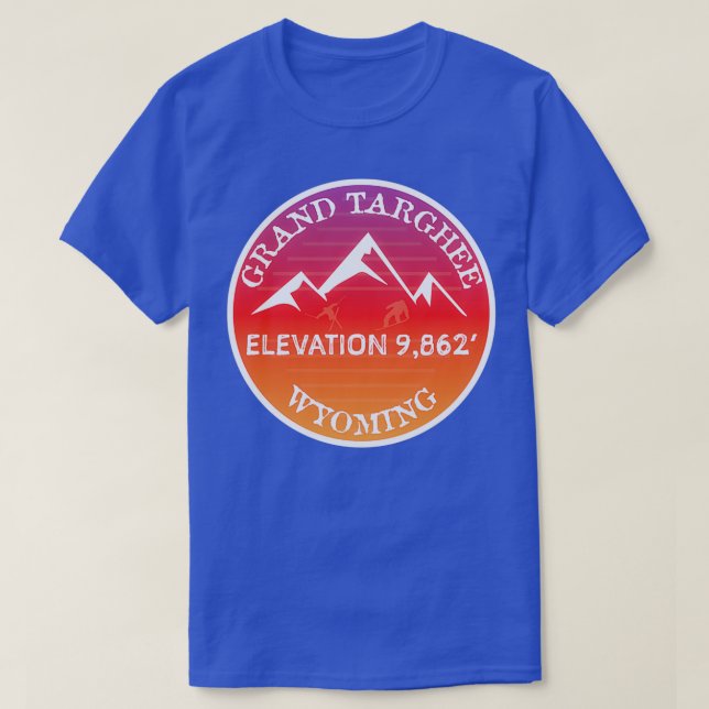 Grand Targhee Ski Resort Snowboard Mountain Wyomin T Shirt (Design framsida)