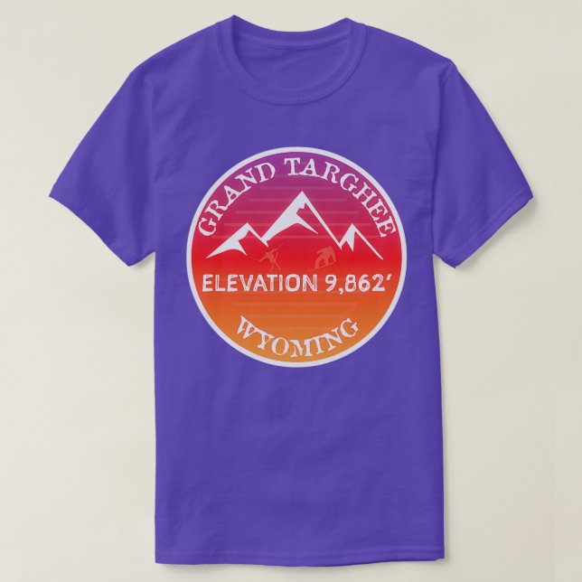 Grand Targhee Ski Resort Snowboard Mountain Wyomin T Shirt (Design framsida)