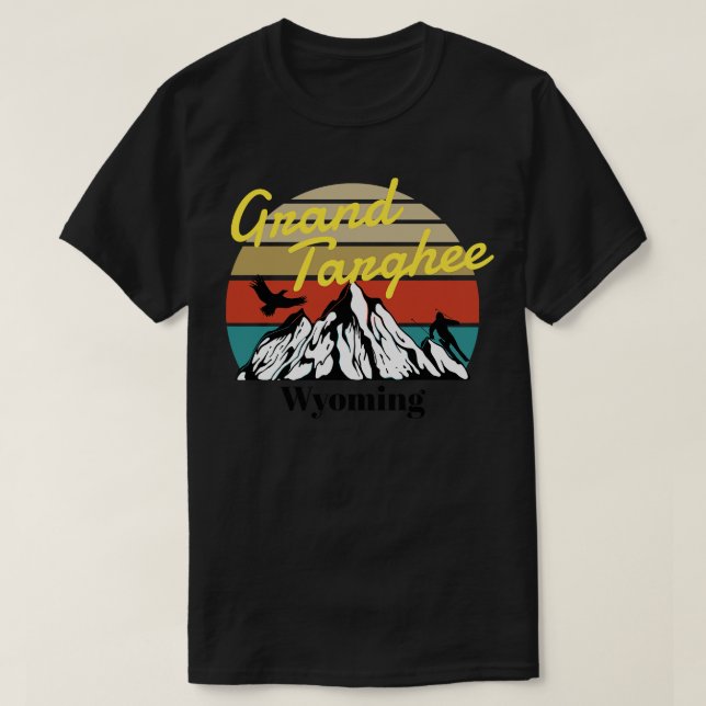 Grand Targhee ski Wyoming 2 T Shirt (Design framsida)