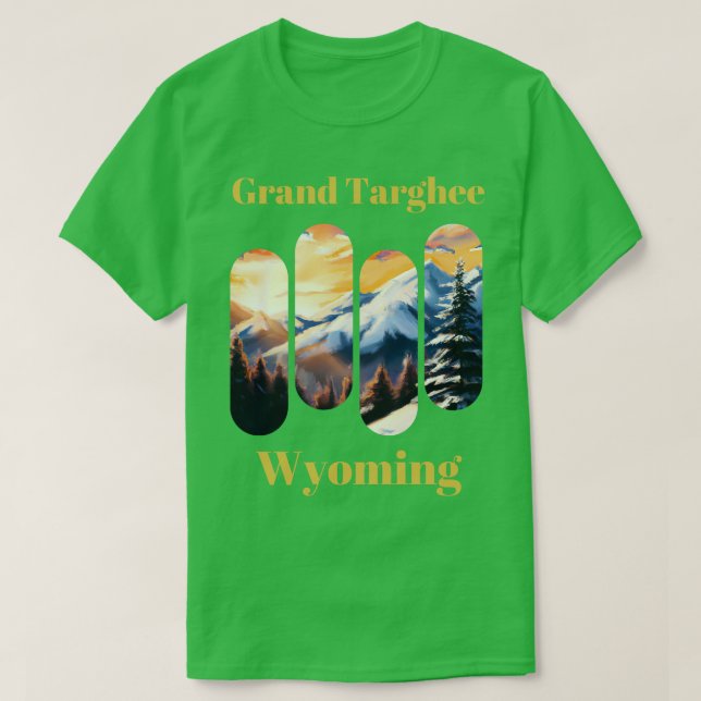 Grand Targhee ski Wyoming T Shirt (Design framsida)