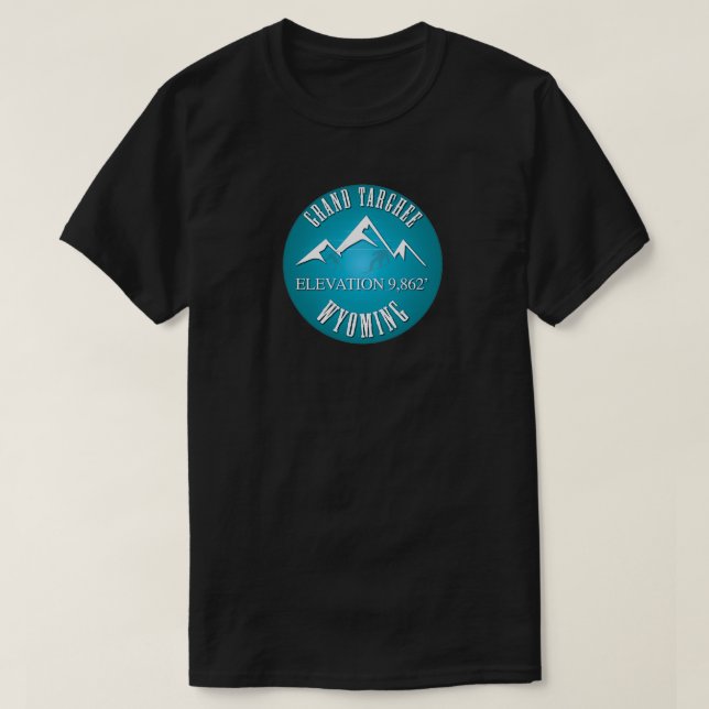 Grand Targhee Wyoming Ski Snowboard T Shirt (Design framsida)