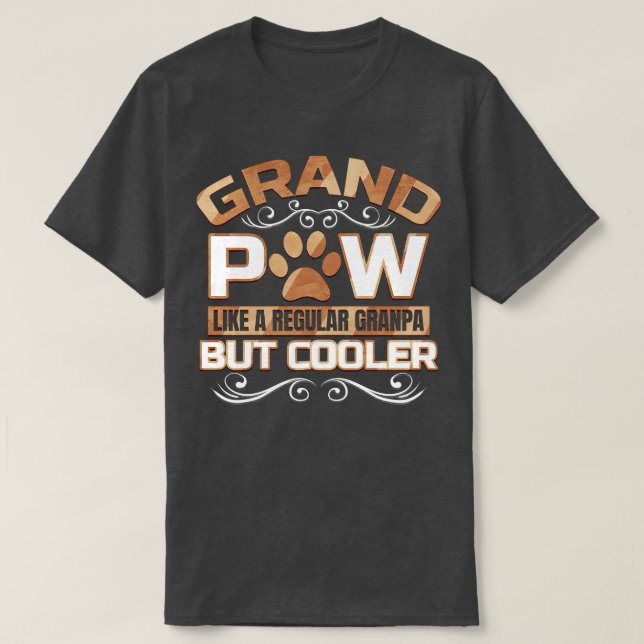 Grand Tass men Cooler Granpas Grandfather T Shirt (Design framsida)