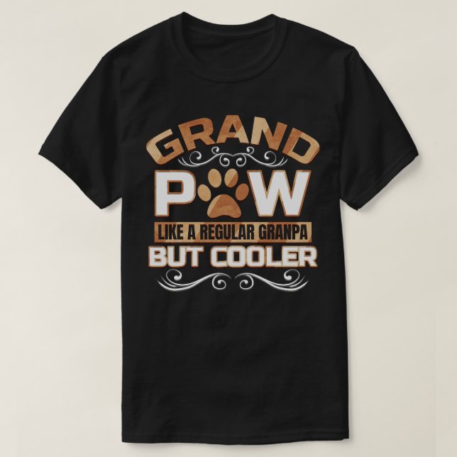 Grand Tass men Cooler Granpas Grandfather T Shirt (Design framsida)