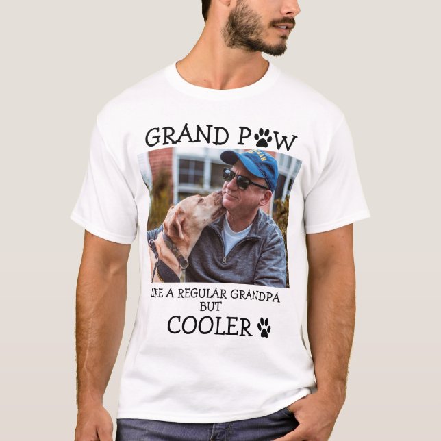 Grand Tass Regular Grandpa, men Cooler Anpassnings T Shirt (Framsida)