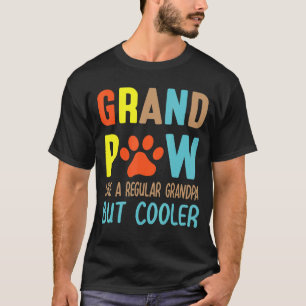 Grand Tass som en vanlig morfar men koler Lycklig T Shirt