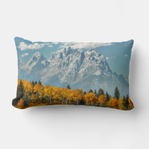 Grand Teton-bergen i Fall Lumbarkudde