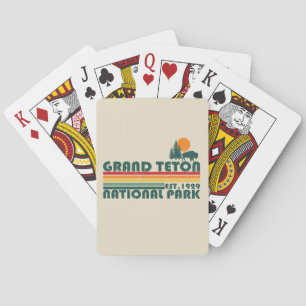 Grand Teton bergen Nationalpark Wyoming Casinokort