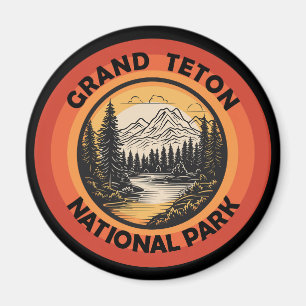 Grand Teton bergen Nationalpark Wyoming Magnet