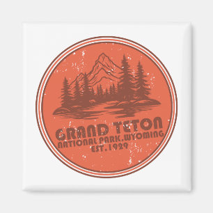 Grand Teton bergen Nationalpark Wyoming Magnet