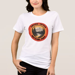Grand Teton bergen Nationalpark Wyoming T Shirt
