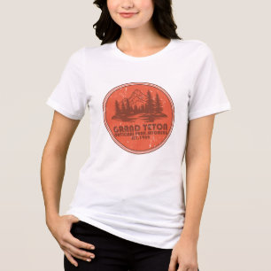 Grand Teton bergen Nationalpark Wyoming T Shirt