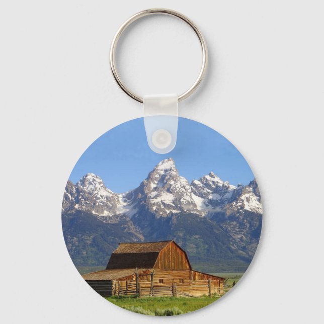 Grand Teton-bergen Nyckelring (Framsida)