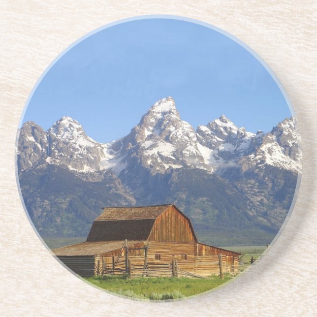 Grand Teton-bergen Underlägg Sandsten (Framsidan)